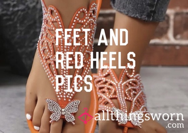 Feet N Red Heels 9 Pics