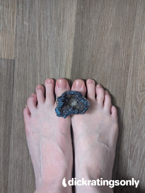 Feet Pic With A Crystal