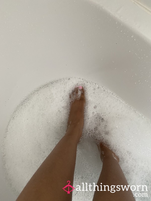 Feet Pics I Took Whilst I Had A Bubble Bath Today