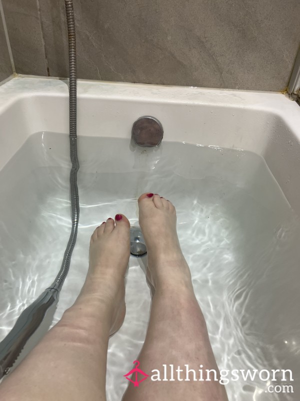 Feet Pics Submerged In Things!