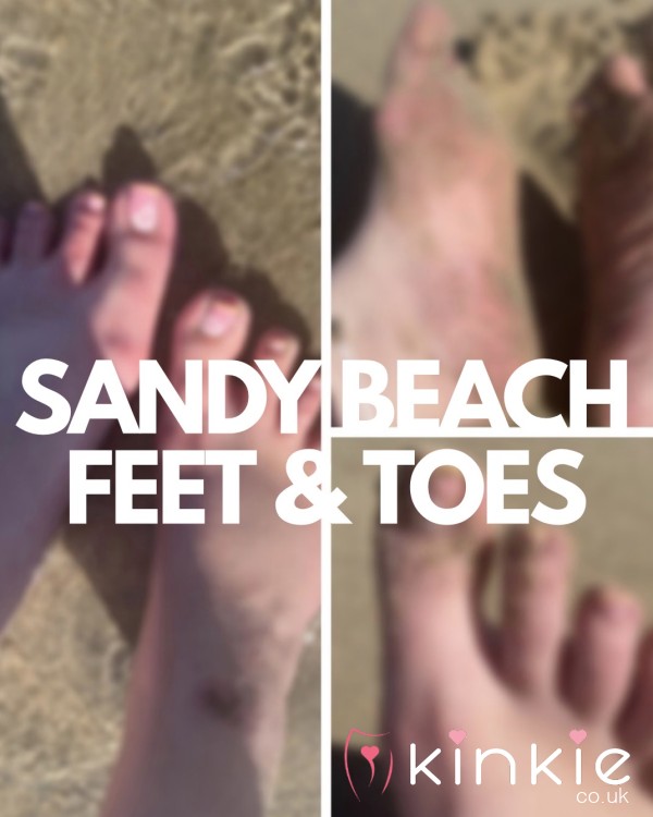 Sandy Toes & Soles - Feet Pics - BBW On Spanish Public Beach