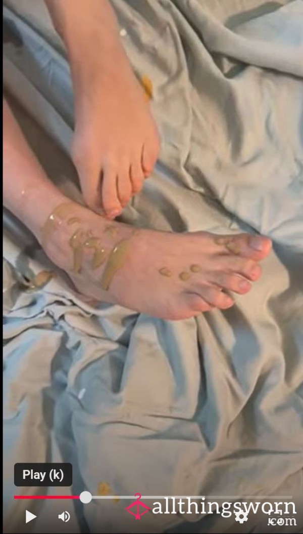 Feet Sauced With Mystery Slime