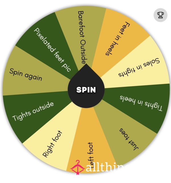 Feet Spin The Wheel