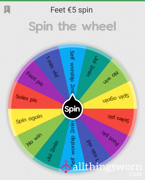 Feet Spin Wheel