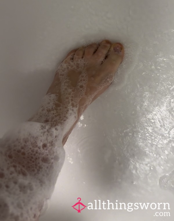 Feet Washing In The Shower