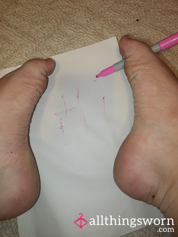 Feet Writing