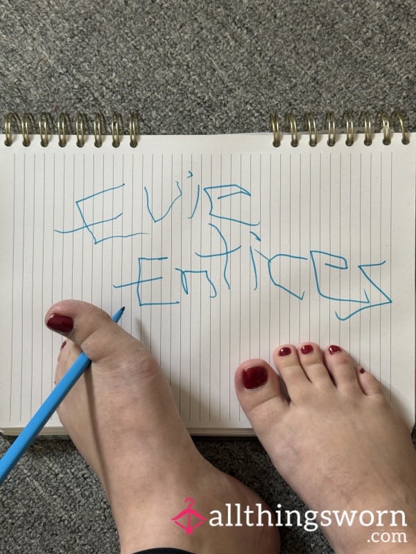 Feet Writing