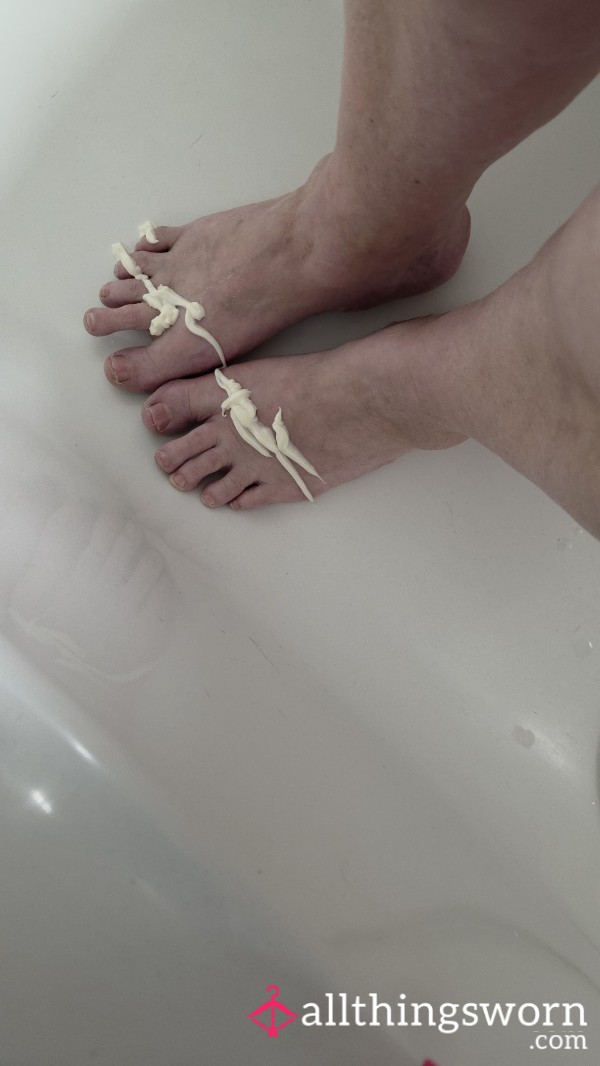 Feet.fetish.the White Stuff.(mayo)