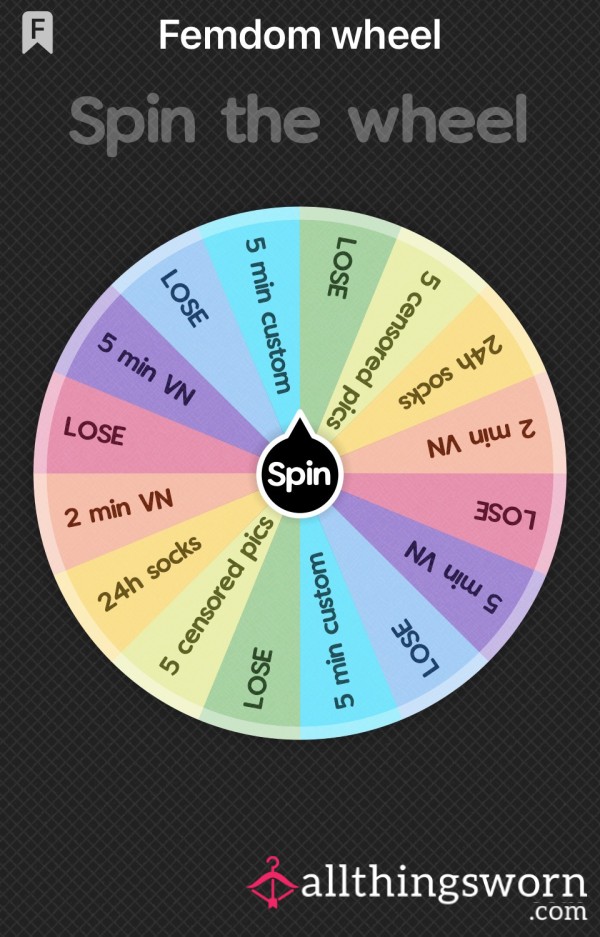 Femdom Wheel Spin