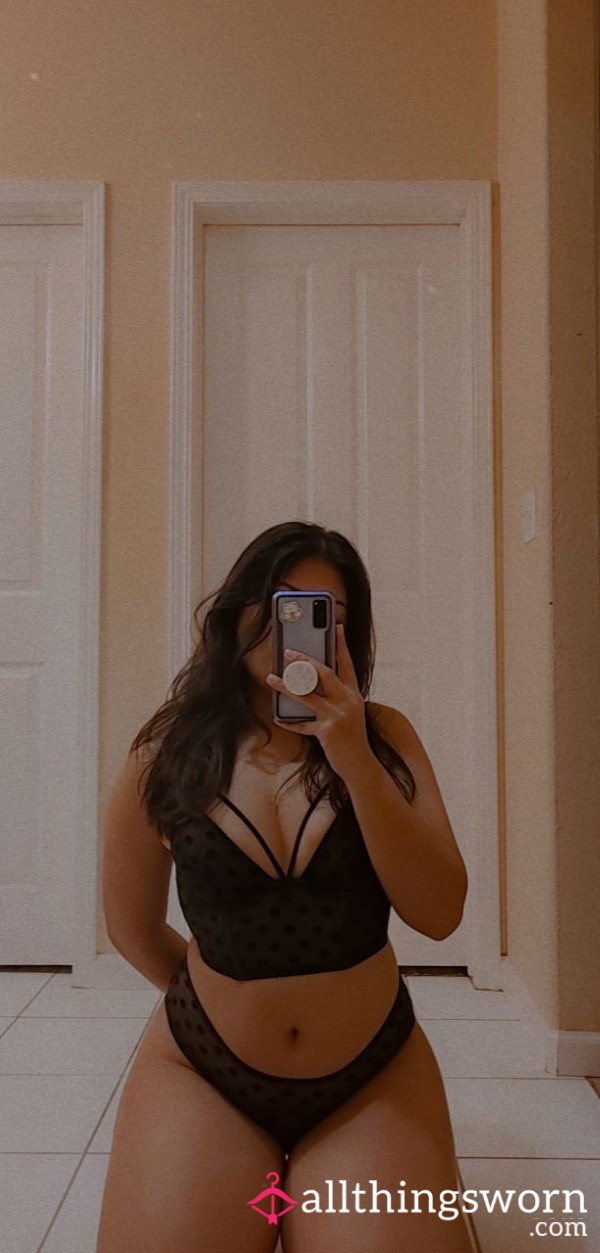 Fenty Black Lingerie Set