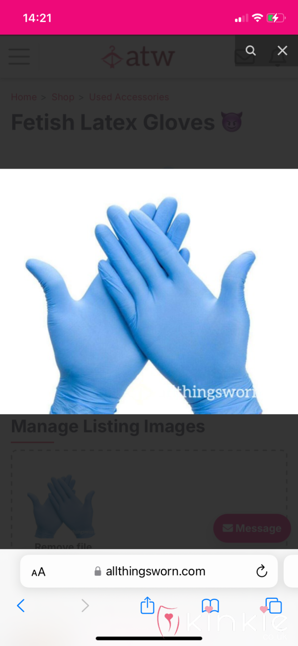 Fetish Latex Gloves