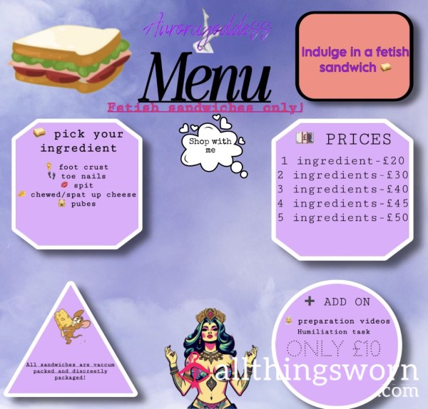 Fetish Sandwich 🥪👩🏼‍🍳