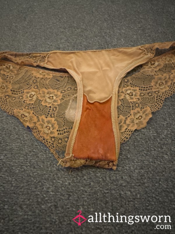 Few Hour Worn Panties Drenched In Sweat