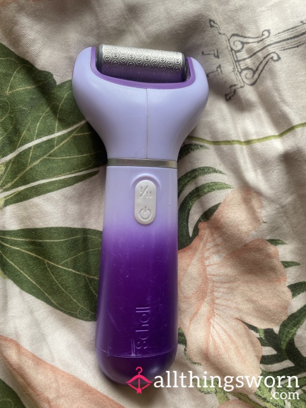 Filing My Feet With An Electric Foot File