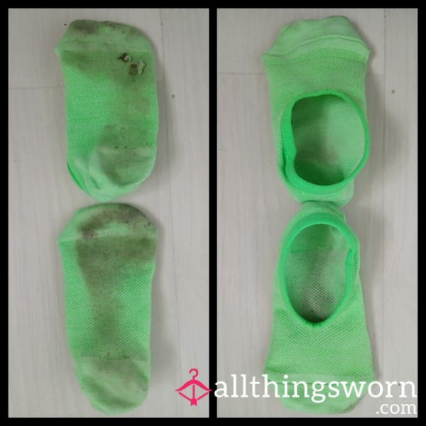 Filthy 48hr Sport Footies 💚🦶🏾 Scented & Soiled