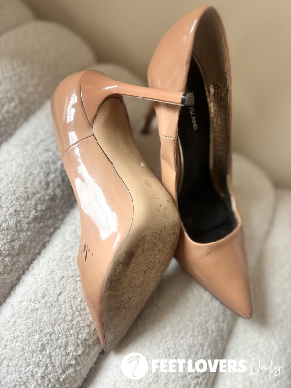 Filthy Barefoot Office River Island Stilettos – UK 6 – C*m Ready💦😈