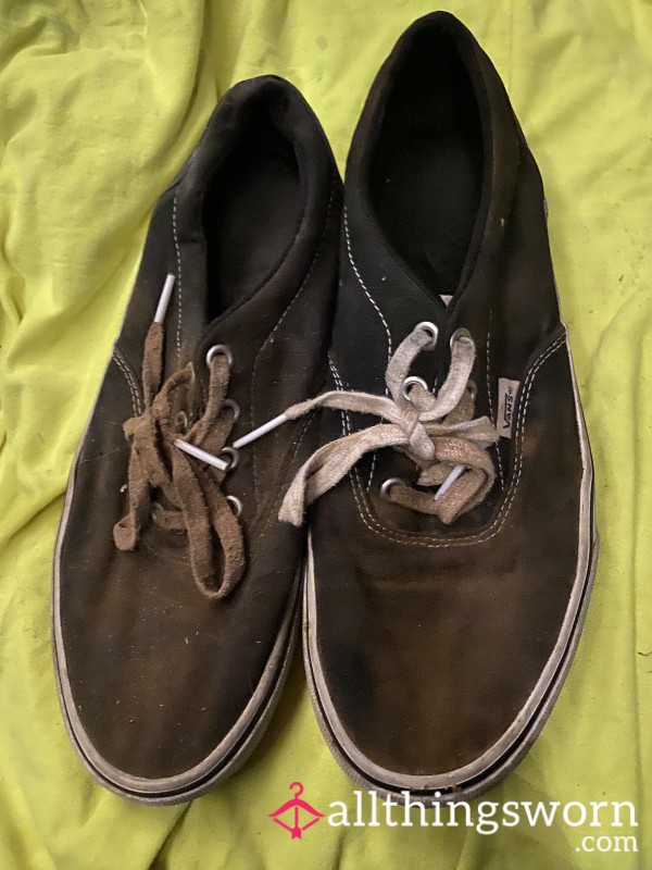 Filthy Black Vans