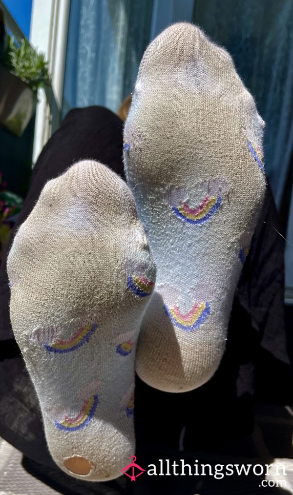 Filthy Cheesy  Rainbow Socks