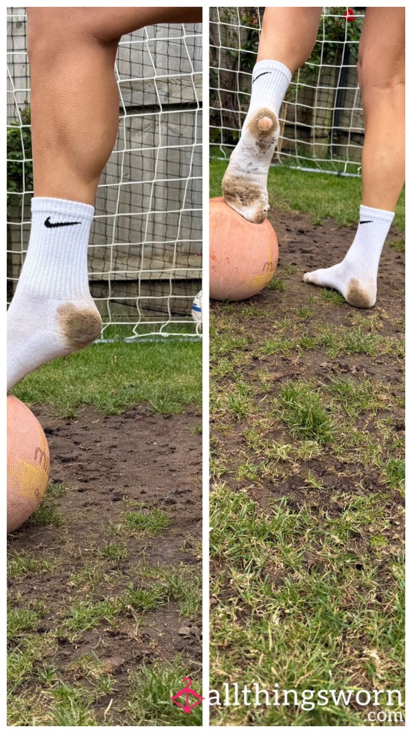 Filthy Dirty Worn Nike Socks