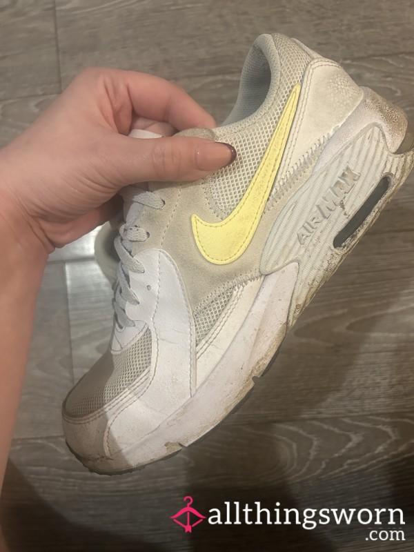 Filthy Dirty Worn Nike Trainers