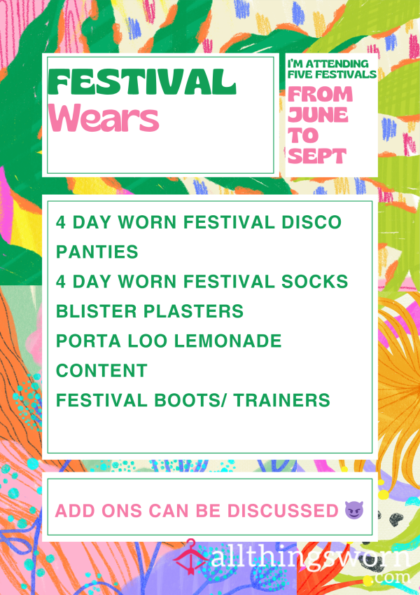 Filthy Festival Wears 🎪🎡🏁👯‍♀️