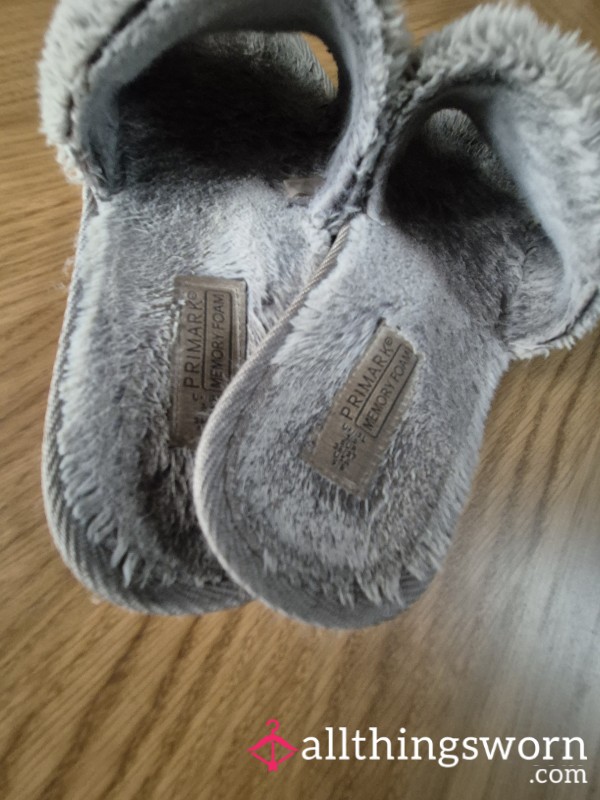 Filthy Fluffy Slippers Sweaty Foot Funk For Your Sniffing Pleasure