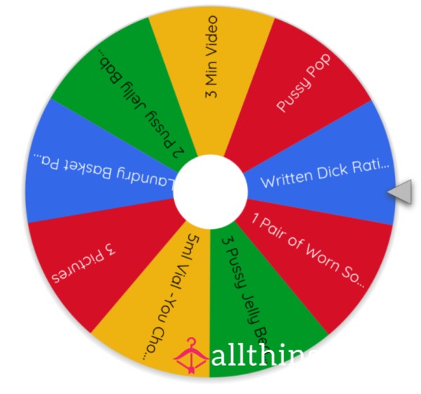 Filthy Friday Spin The Wheel