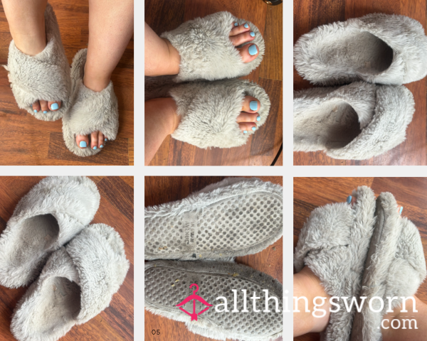 💋 Filthy Fuzzy Slippers- Soft, Scented & Worship-Worthy