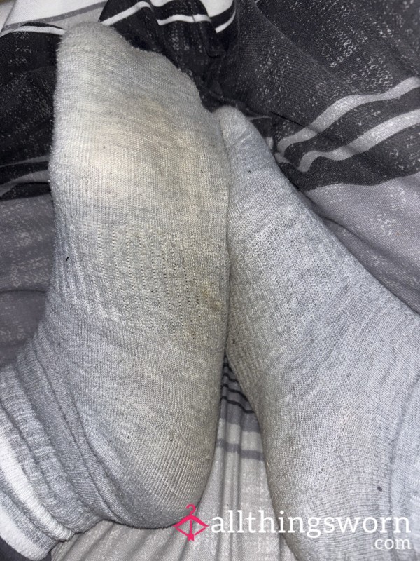 Filthy Grey Socks