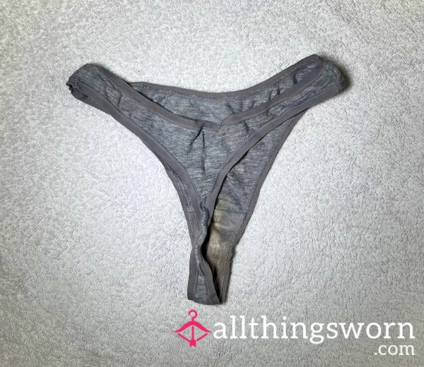 Filthy Grey Thong