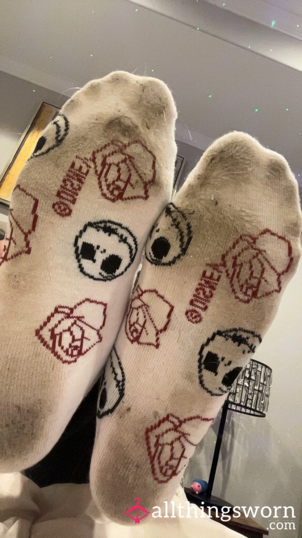 DIRTY STINKY Jack Skellington💀 Pattern Socks