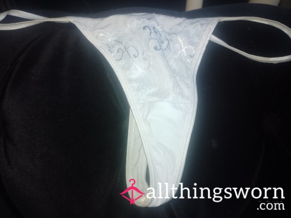 Filthy Light Blue Thong 😝 Come Taste Me