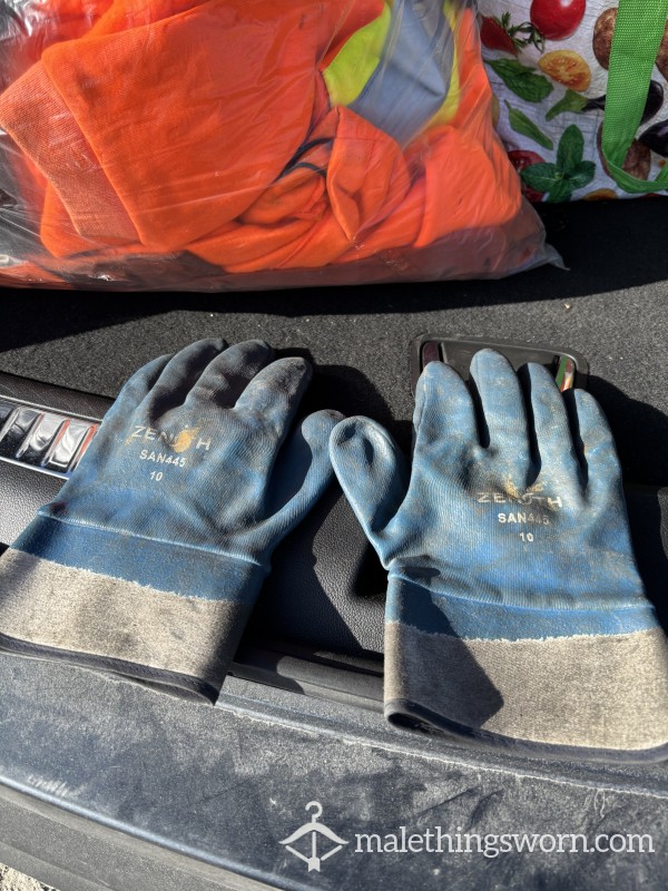 Filthy Oil And Gas Dirty Boy Work Gloves 💪👊💦