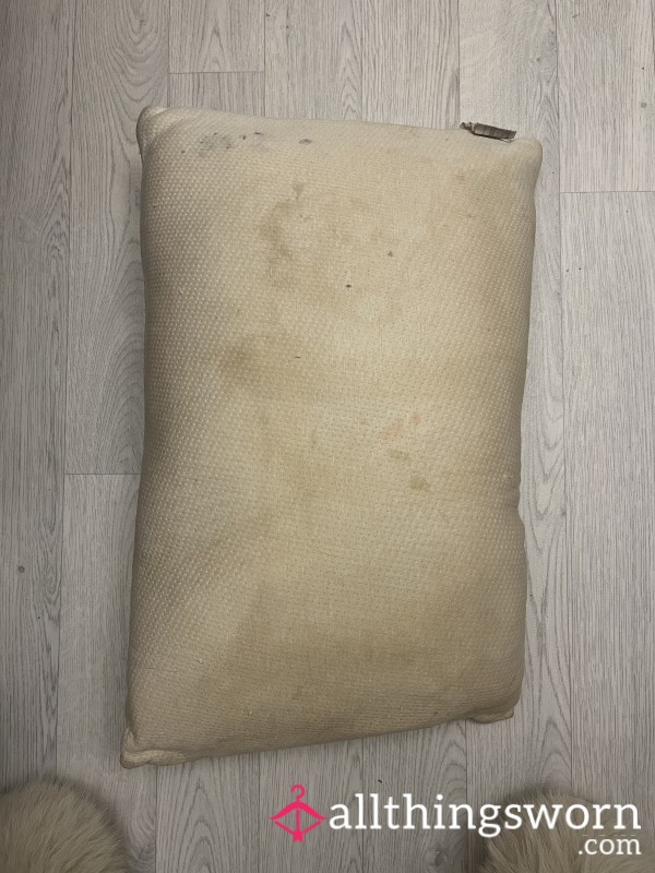 🛏️ FILTHY OLD MEMORY FOAM PILLOW — 15 YEARS OF USE 🛏️