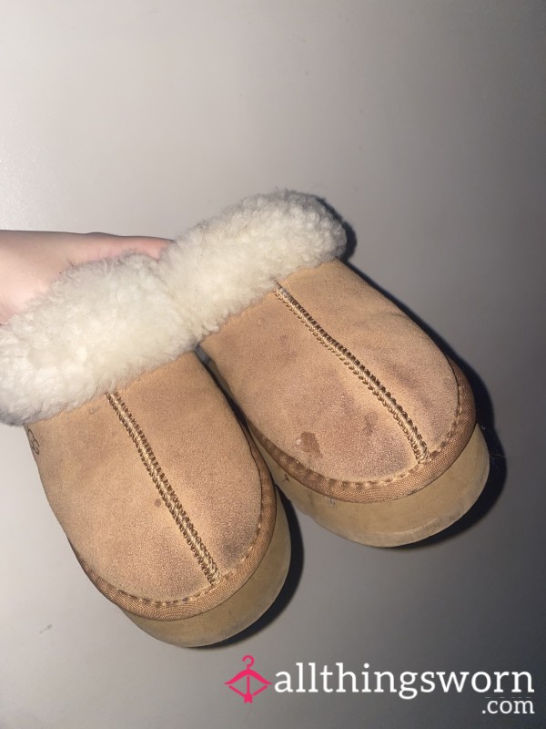 Filthy, Overworked Ugg Slippers