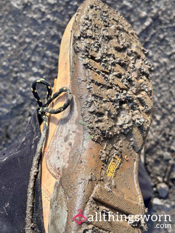Filthy, Ruined Work Boots