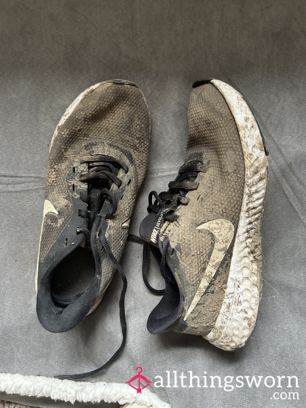 Filthy Running Shoes Worn Barefoot For Years👟😈