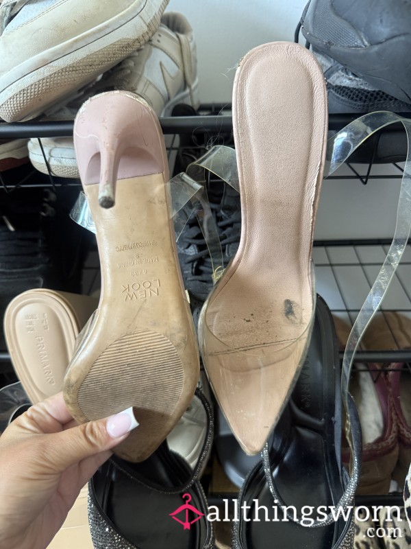 Filthy See Through Stilettos