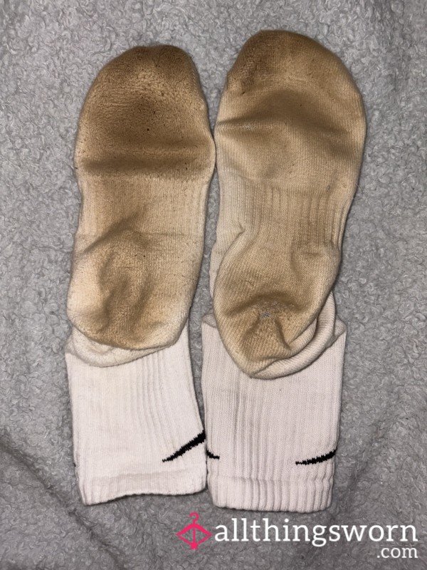 FILTHY SMELLY SOCKS WORN FOR A WEEK