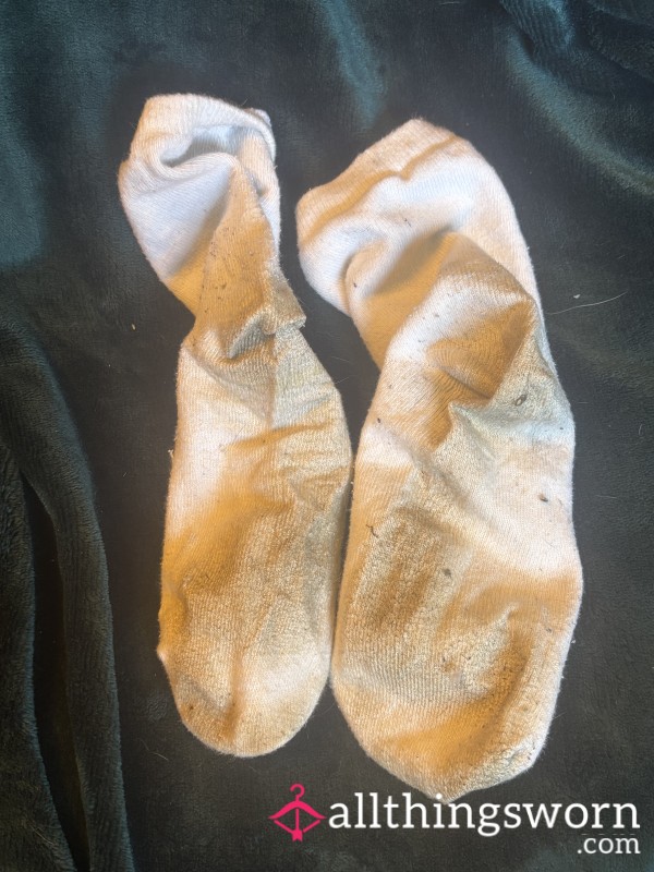 Filthy Socks After A Day Of Cleaning Dirty And Stinky Just For You