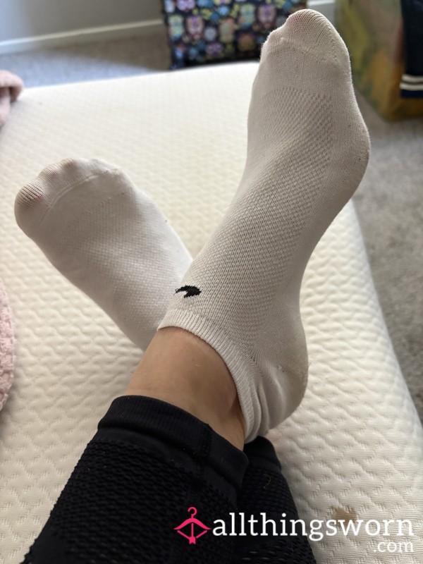 Filthy Stinky White Nike Socks