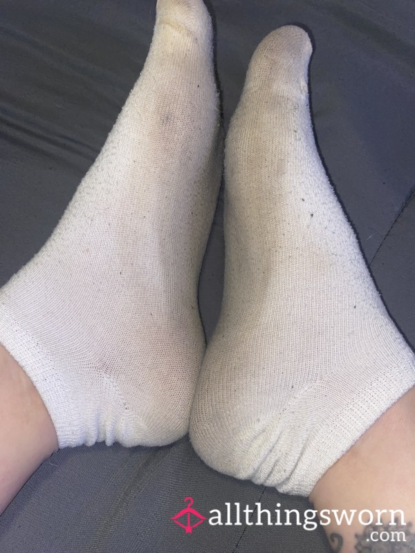 Filthy, Stinky White Socks