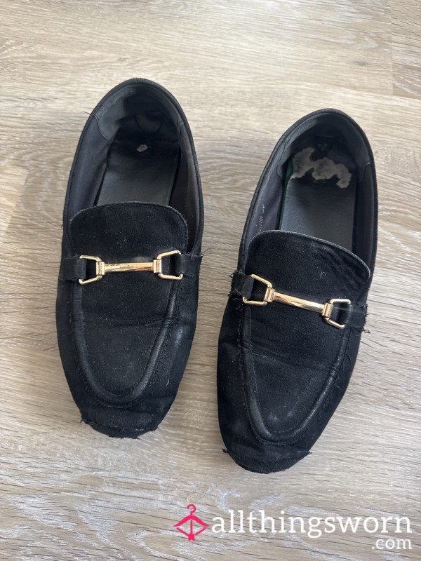 Filthy, Stinky Work Shoes – Worn To Absolute Ruin 😈🗑️