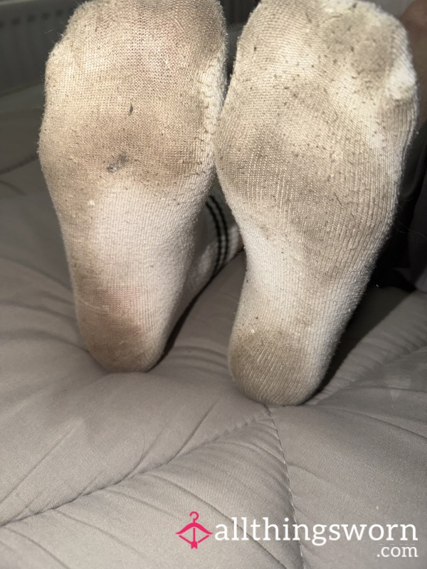 Filthy Sweaty Ankle Socks Been Worn For 2 Days