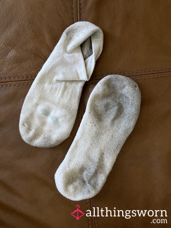 Filthy, Sweaty Ankle Socks Worn In Vegas, During Travel Plus A Few Extra Days - 10 Days Total