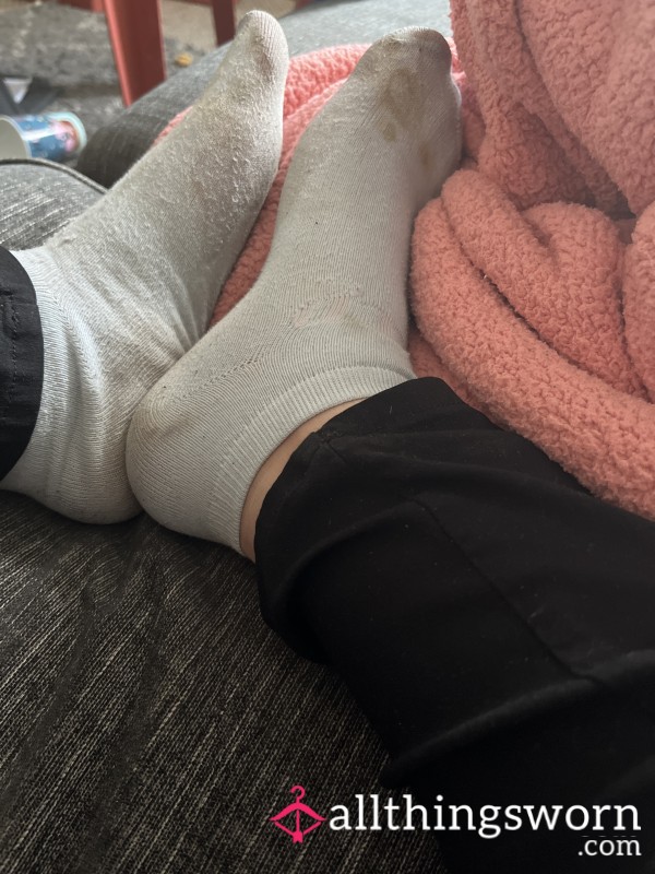 Filthy Sweaty Socks After A Long Day At Work