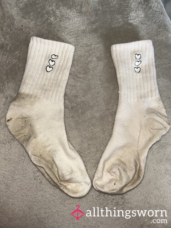 💦🧦 Filthy, Sweaty Socks – Worn For A 5km Walk & All-Day Wear 🧦💦
