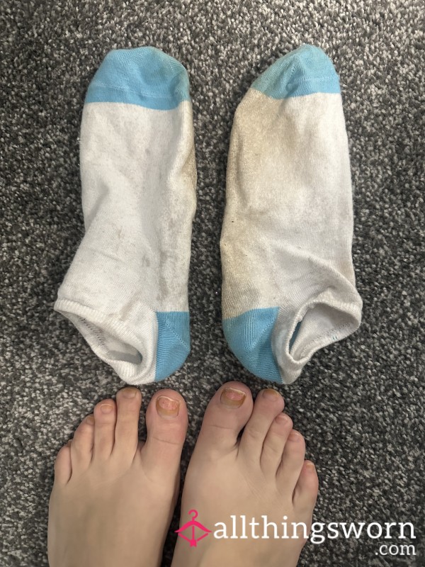 Filthy, Sweaty Used Trainer Socks