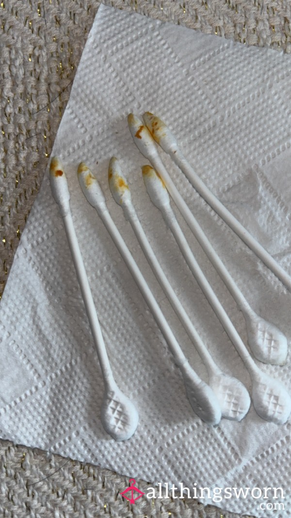 Filthy Used Cotton Buds