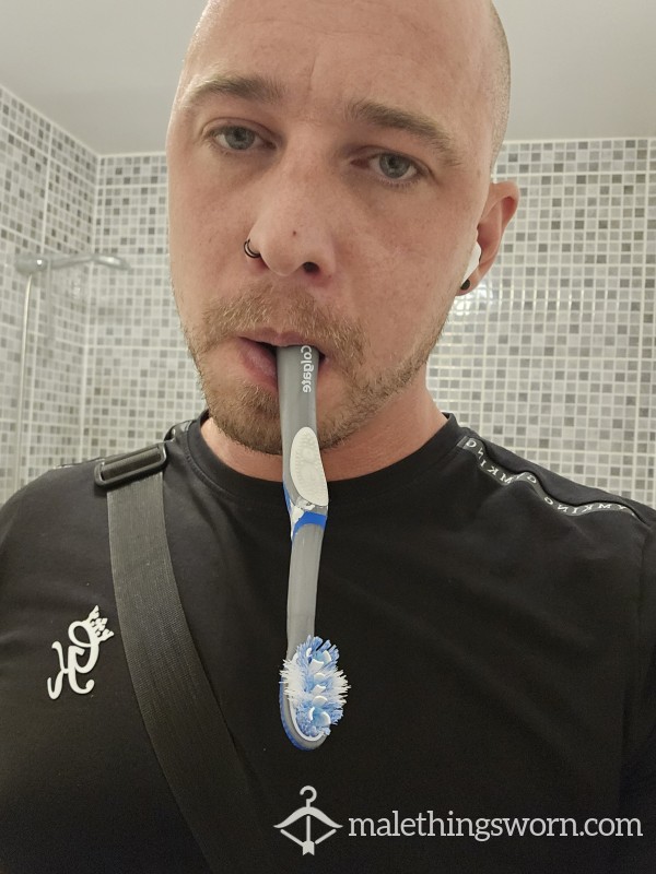 Filthy Used Toothbrush